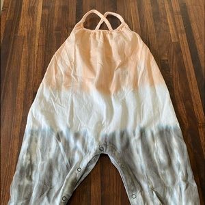 Burts bee organic romper